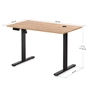Комп'ютерний стіл Mealux PowerDesk Energy Mahogany з електрорегулюванням висоти (EVO-201 Energy Mahogany/B) - зменшене зображення 4