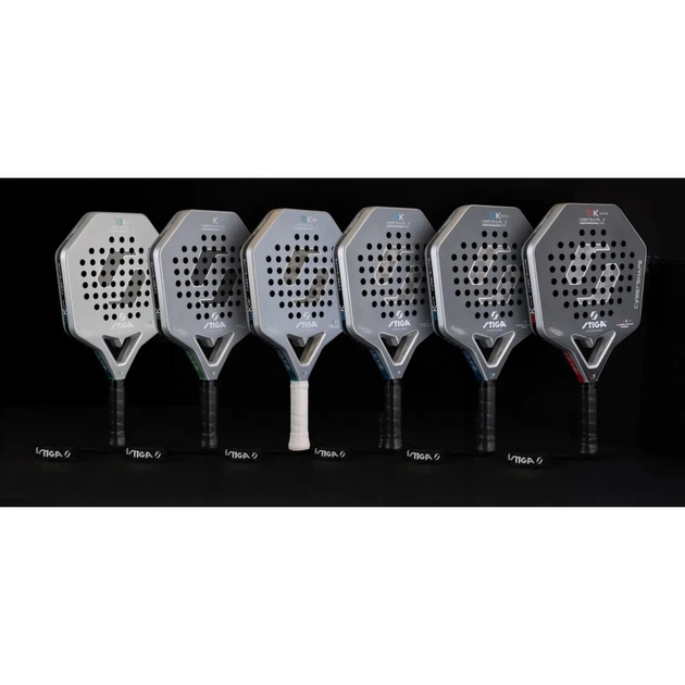 Ракетка для падел тенісу Stiga Racket 18K Cybershape 2V (2202-1722-03) (932049) - зображення 7