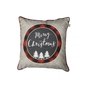 Наволочка Прованс декоративна Меry Cristmas сіра 45х45 (031692) - зменшене зображення 1