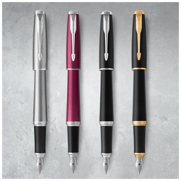 Ручка пір'яна Parker URBAN 17 Metro Metallic CT  FP M (30 312) - изображение 8