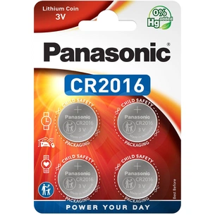 Батарейка Panasonic CR 2016 Lithium * 4 (CR-2016EL/4B) зображення 1