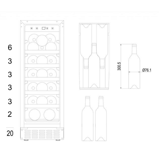 Холодильник Hansa FWC30201B - picture 6