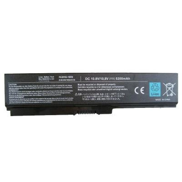 Акумулятор до ноутбука AlSoft Toshiba PA3817U 5200mAh 6cell 10.8V Li-ion (A47071) - зображення 1