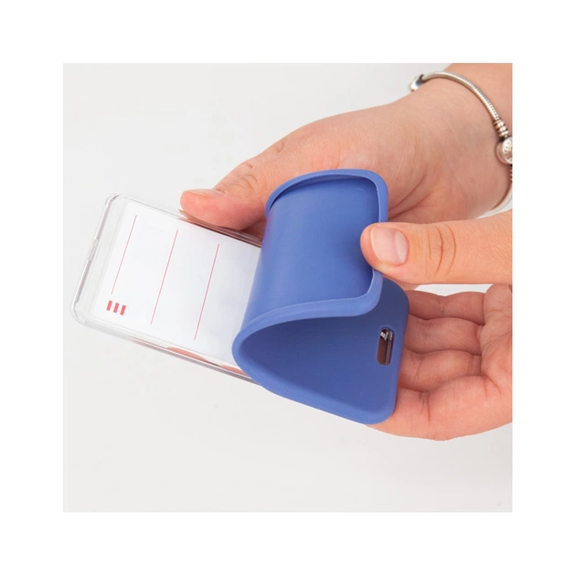 Бейдж Axent чохол SoftTouch матовий, 54х85мм ,димчасто синій (4550V-02-A) - picture 5