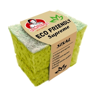 Губки кухонні Помічниця Eco Friendly Supreme 2 шт. (4820212004261) зображення 1