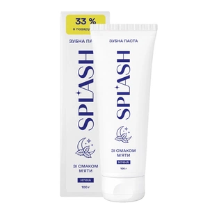 Зубная паста Splash Ночная Со вкусом мяты 100 г (4820266833404) изображение 1