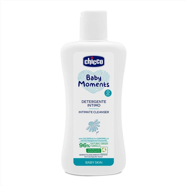 Дитячий гель для душу Chicco для інтимної гігієни Baby Moments, 200 мл (10246.00) - зображення 1