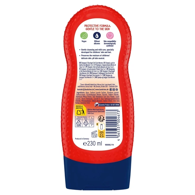 Дитячий шампунь Bubchen "Кола монстр" 230 мл (3104527) - picture 2