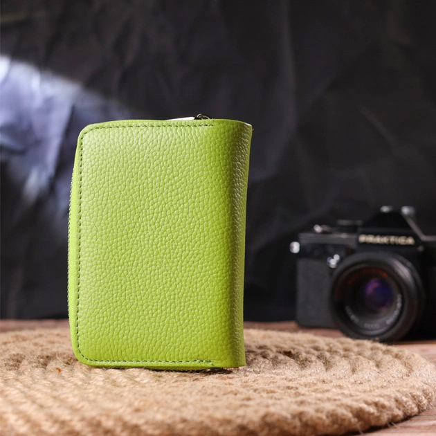 Портмоне Canpellini З натуральної шкіри флотар Салатове (21603) - зображення 11