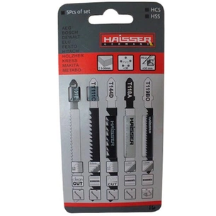 Полотно HAISSER набір пиляльних - T-SET4, 5шт (17374) зображення 1