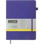 Книга записная Buromax Etalon 190x250 мм 96 листов в клетку обложка из искусственной кожи Фиолетовая (BM.292160-07) - уменьшенное изображение 1