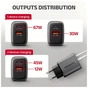 Зарядное устройство AXAGON 1xUSB-C PD67W + 1xUSB QC4+ PPS gray (ACU-PQ67) - уменьшенное изображение 7