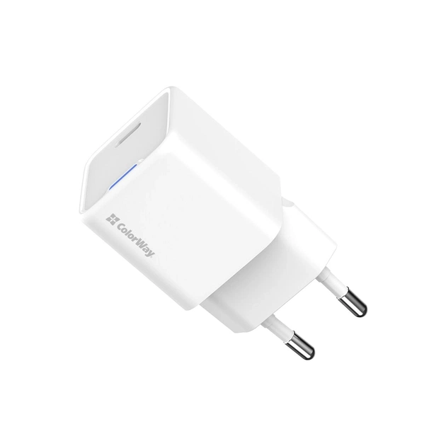 Зарядний пристрій ColorWay GaN Mini 35W PD Port PPS USB-C white (CW-CHS056PD-WT) - picture 4