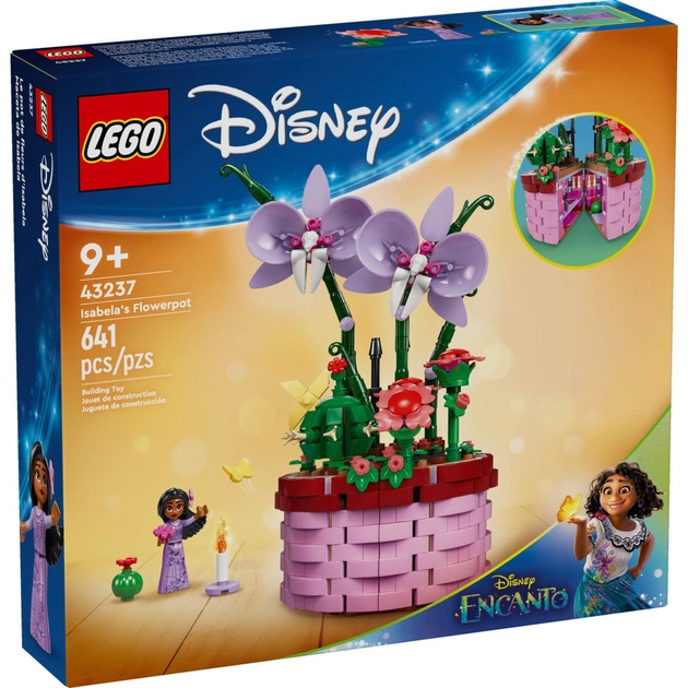 Конструктор LEGO Disney Princess Classic Квітковий горщик Ізабели 641 деталь (43237) - зображення 1