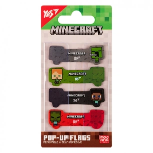 Стікер-закладка Yes Pop-up Minecraft пластик 80 шт (170427) зображення 1