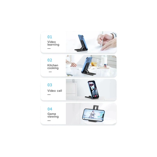 Підставка до планшета та телефона Sailing Desktop Phone Holder Black Essager (EZJZM-FC01) - picture 10