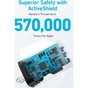 Мережевий зарядний пристрій Anker PowerPort 336 Black, 67 W, 2xUSB Type-C, USB (A2674G11) - уменьшенное изображение 5