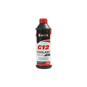 Антифриз AXXIS RED G12 Сoolant Ready-Mix -36°C 1кг (AX-P999-G12R RDM1) изображение 1