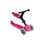Самокат Globber Go Up Active 1+ до 20/50 кг Led  фісташково-рожевий (744-110) - зменшене зображення 6