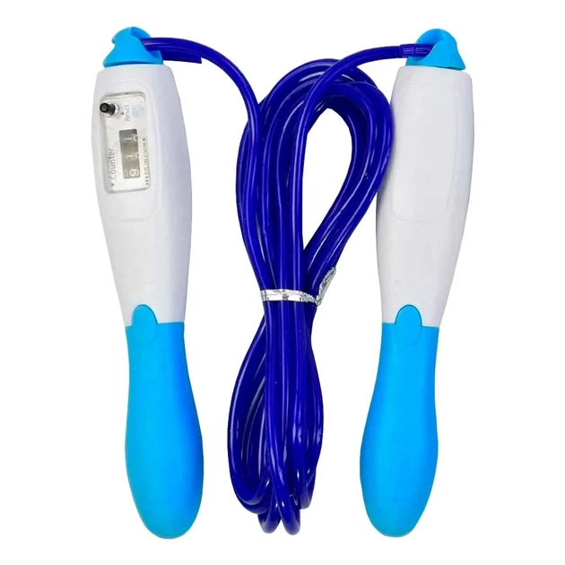 Скакалка X-TREME з лічильником довжина 260 см синя (116825) - picture 1