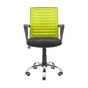 Офісне крісло Richman Флеш Ю Хром М-1 (Tilt) Сітка чорна + зелена (ADD0003067) - зменшене зображення 2