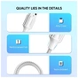 Дата кабель USB 2.0 AM to USB-C 1.5m 3.0A 18W US288 White Ugreen (60132) - зменшене зображення 3