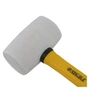 Киянка Sigma 450г, гумова, біла, фібергласова рукоятка (4317301) - уменьшенное изображение 2