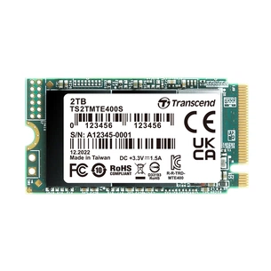 Накопичувач SSD M.2 2242 2TB Transcend (TS2TMTE400S) зображення 1
