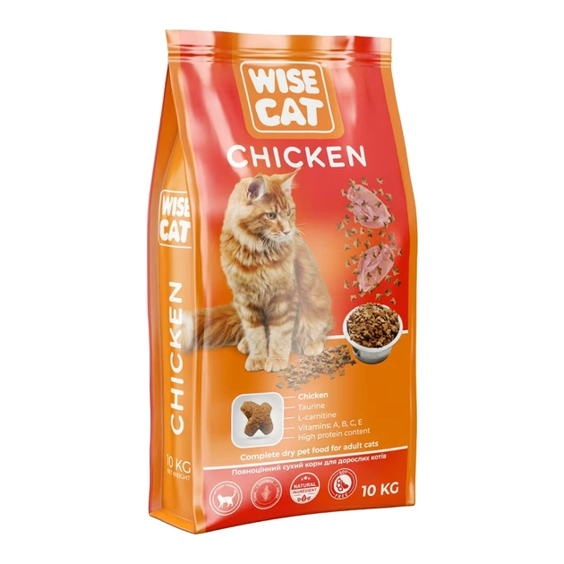 Сухий корм для кішок Wise Cat Mix 10 кг (4820111141302) - зображення 1