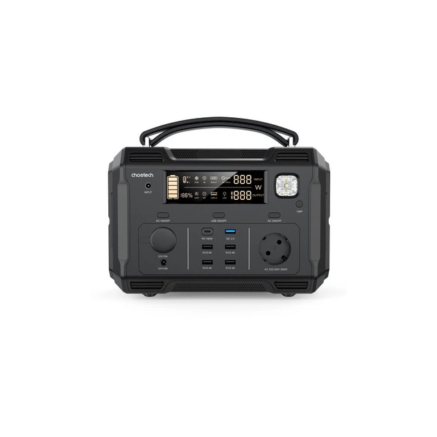 Зарядна станція Choetech BS004-EU-BK, 500W (BS004-EU-BK) - зображення 3