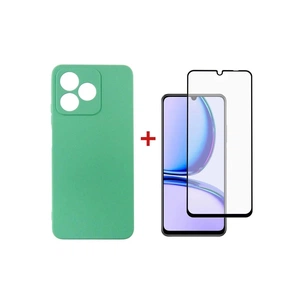 Чохол до мобільного телефона Dengos Kit for Realme C51 case + glass (Mint) (DG-KM-61) зображення 1