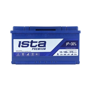 Аккумулятор автомобильный ISTA Premium 100Ah 870A R+ (L5) изображение 1