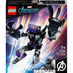 Конструктор LEGO Super Heroes Marvel Чорна Пантера: робот 125 деталей (76204) зображення 1