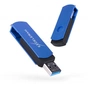 USB флеш накопичувач eXceleram 32GB P2 Series Blue/Black USB 3.1 Gen 1 (EXP2U3BLB32) - зменшене зображення 1