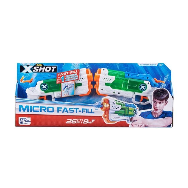 Іграшкова зброя Zuru X-Shot Warfare Набір водяних бластерів Fast Fill Small (56244R) - изображение 1