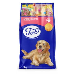 Сухий корм для собак Гав! з м'ясним асорті 3 кг (4820083902802) зображення 1