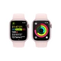 Смарт-годинник Apple Watch Series 9 GPS 41mm Pink Aluminium Case with Light Pink Sport Band - M/L (MR943QP/A) - зменшене зображення 8