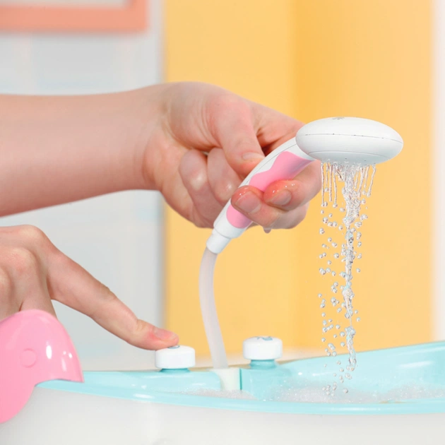 Аксесуар до ляльки Zapf Автоматична ванночка для ляльки Baby Born Легке купання (835784) - picture 5