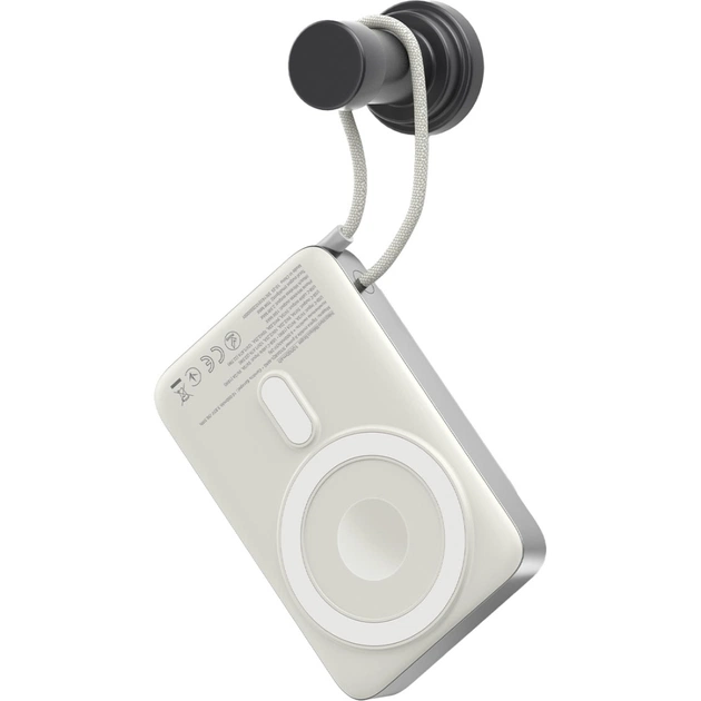 Батарея універсальна Sigma X-power SI10A8QL-MAG silver 10000mAh, Magnetic wireless 15W, charge iWatch, PD+QC, 22,5W max (4827798161012) - зображення 6