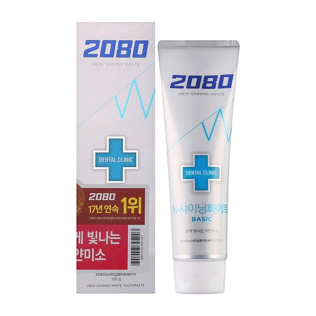 Зубна паста Aekyung 2080 New Shining White 120 г (8801046895184) - зображення 1