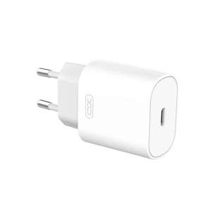 Зарядний пристрій XO L91EU 1хType-C PD25W White (L91-WH) зображення 1
