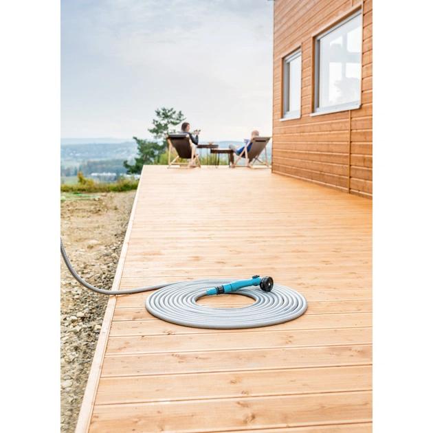 Шланг для поливу Cellfast 7.5-22.5м, зрошувач, комплект підключення, 1/2-3/4" (19-047) - picture 2