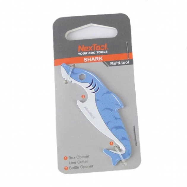 Мультитул NexTool EDC box cutter Shark Blue (KT5521Blue) - зображення 1