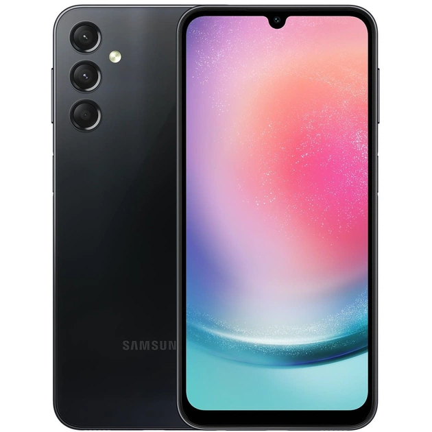 Мобільний телефон Samsung Galaxy A24 6/128Gb Black (SM-A245FZKVSEK) - изображение 1