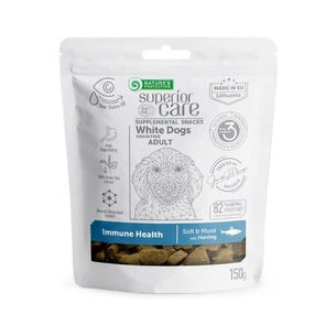 Ласощі для собак Nature's Protection Superior Care White Dogs Immune Health 150 г (KIKNPSC47654) зображення 1