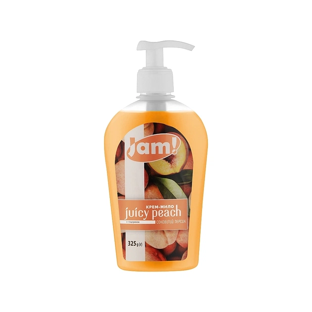 Рідке мило Jam! Соковитий персик з гліцерином 325 г (4820270630921) - изображение 1
