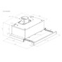 Витяжка кухонна Pyramida TX 50 (750) R IX - зменшене зображення 4