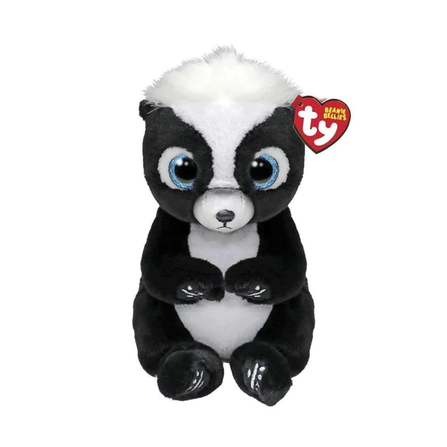 Мягкая игрушка Ty Beanie Bellies Скунс RUKUS (41288) - изображение 1