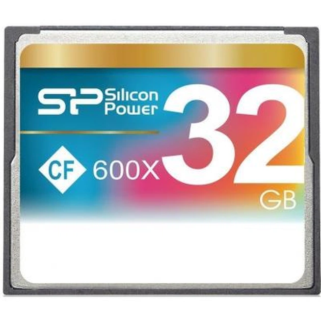 Карта пам'яті Silicon Power 32GB Compact Flash 600X (SP032GBCFC600V10) - изображение 1