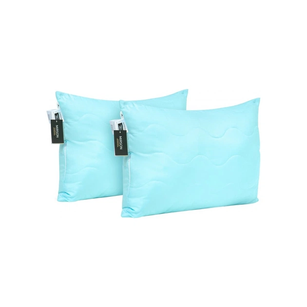 Подушка MirSon Набір EcoSilk №1601 Eco Light Blue середні (2200002651974) - зображення 1